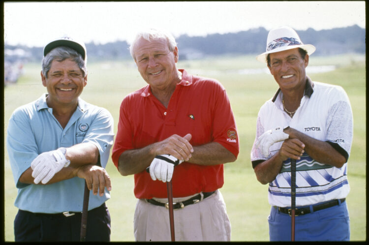 Lee Trevino, Arnold Palmer, Chi Chi Rodriguez
1979
PGA TOUR Archive via Getty Images