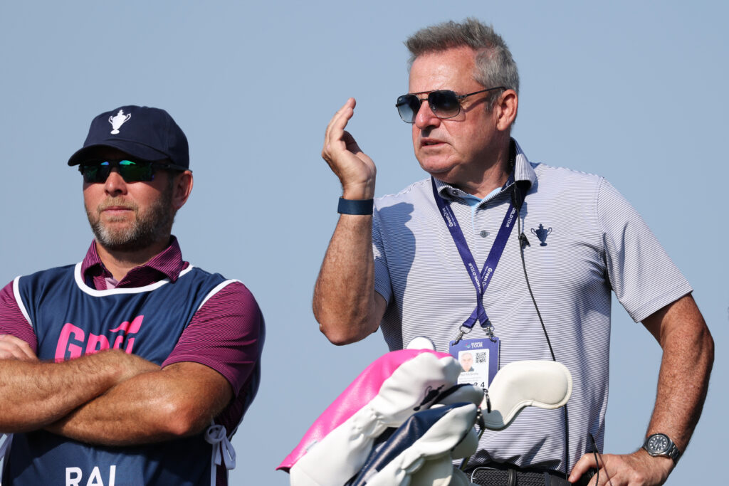 Paul McGinley during the first day of the 2025 Team Cup