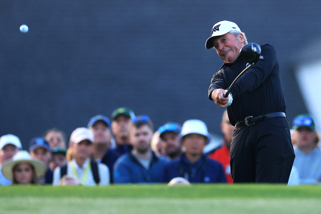 Gary Player at The Masters in 2025
