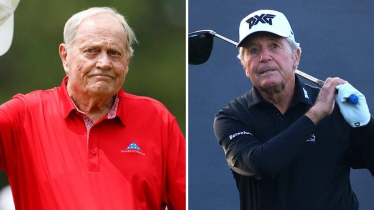 Jack Nicklaus at The Insperity Invitational in 2025 / Gary Player at The Masters in 2025