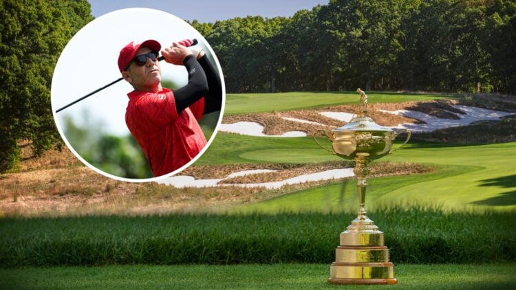 Views of Bethpage Black, Host of the 2025 Ryder Cup / Sergio Garcia in action during the Macau International Series