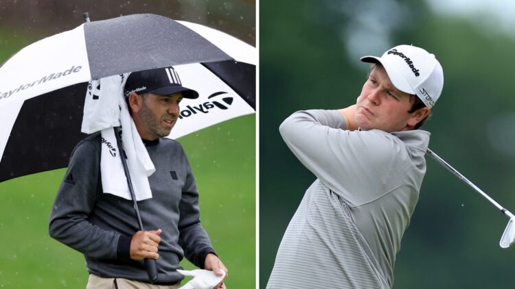 Sergio García at the 2022 BMW PGA Championship, Robert MacIntyre at the 2022 PGA Championship