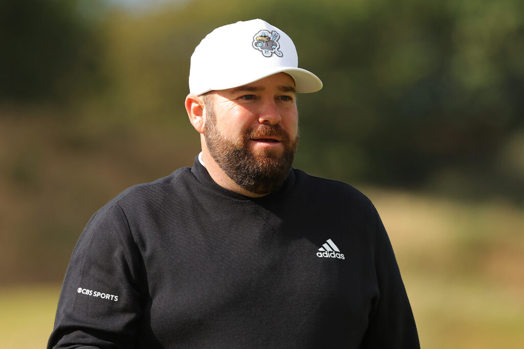 Colt Knost looks on during a practice round prior to the Genesis Scottish Open at The Renaissance Club