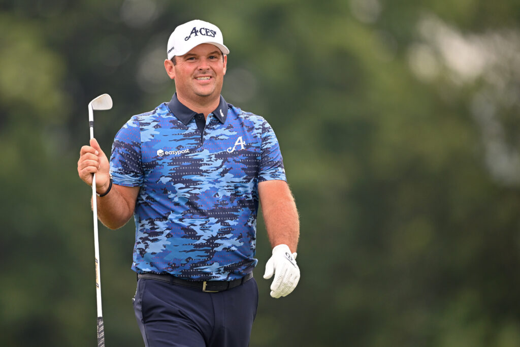 Patrick Reed walks off the green at the 2025 US Open