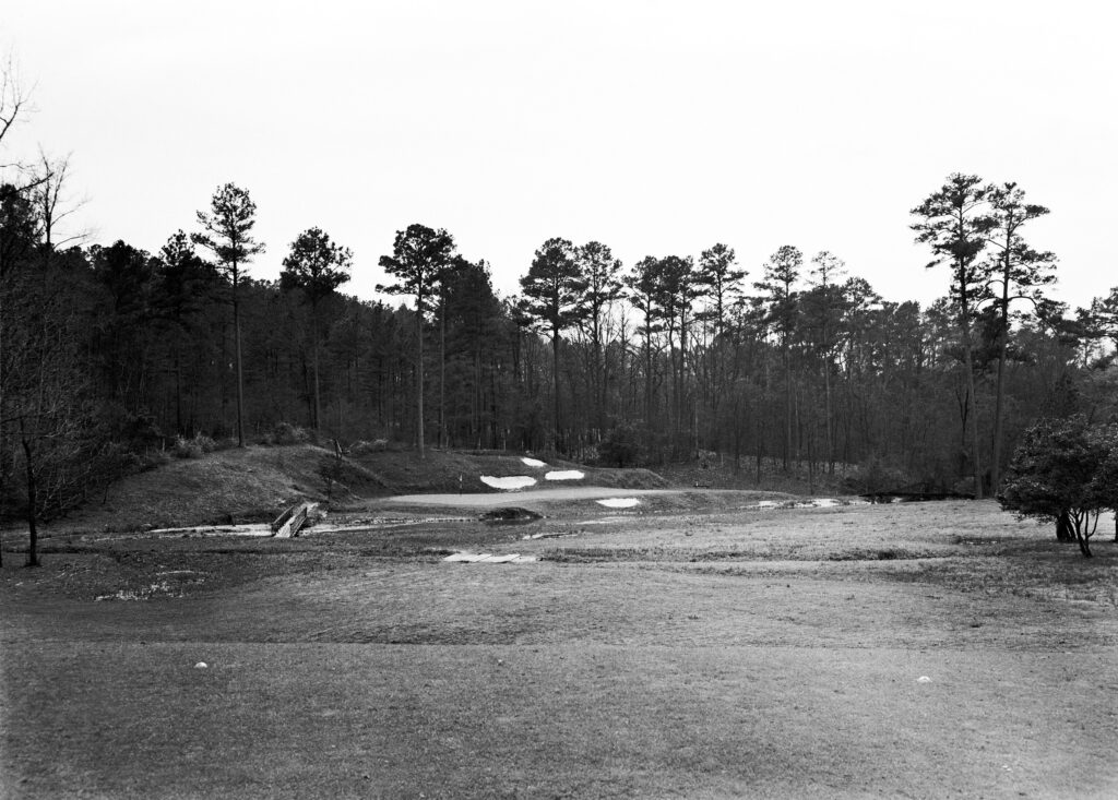The 12th hole at Augusta National in 1948