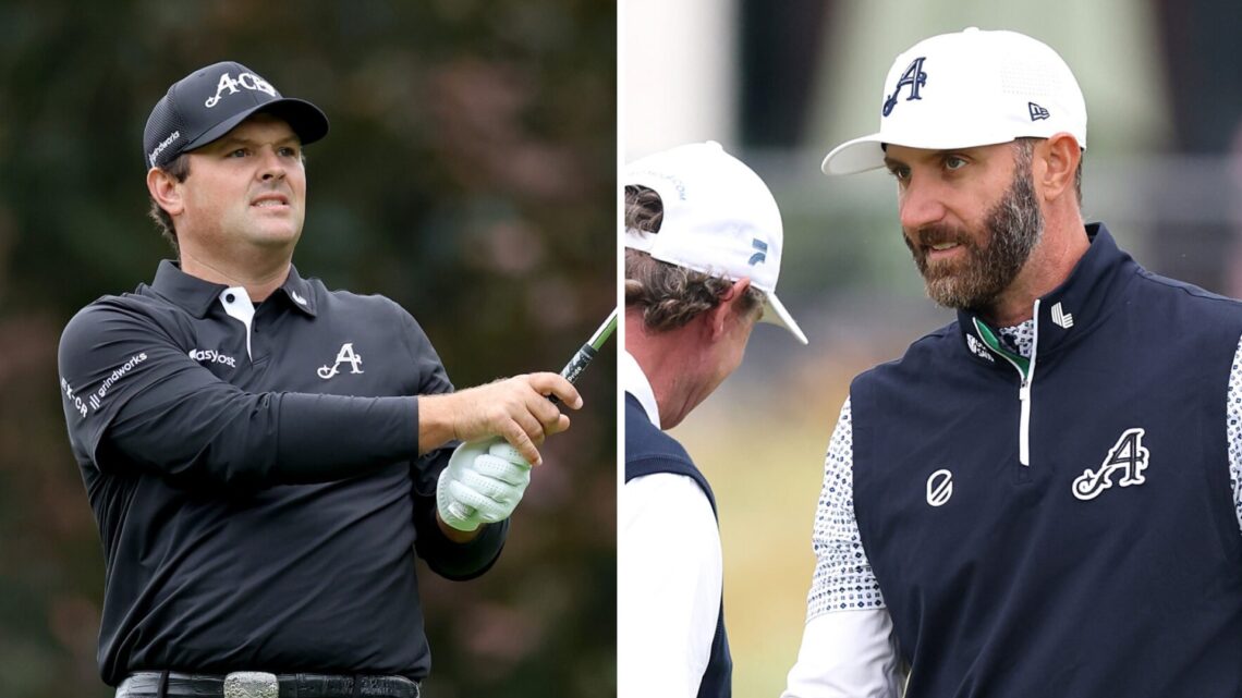 Patrick Reed and Dustin Johnson at the Dunhill Links Championship 2025.