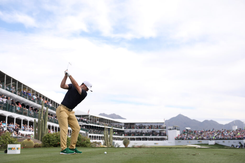 Denny McCarthy plays at the 2019 Waste Management Phoenix Open