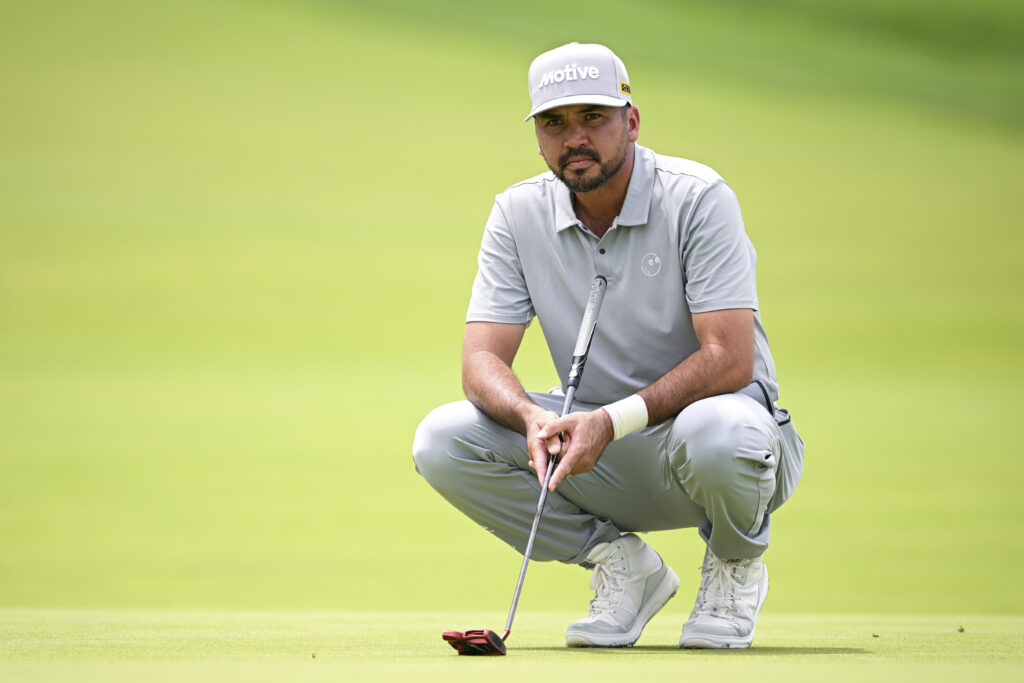 Jason Day on the first green during the third round of the U.S. OPEN at Oakmont