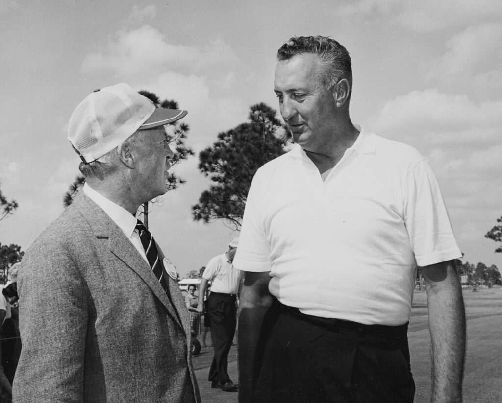 John Barnum speaks with Ronald Teacher.
