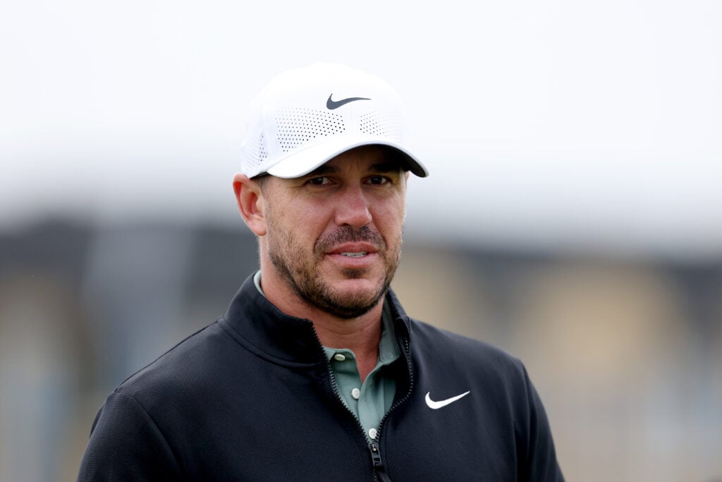 Brooks Koepka in a practice round ahead of the Alfred Dunhill Links Championship