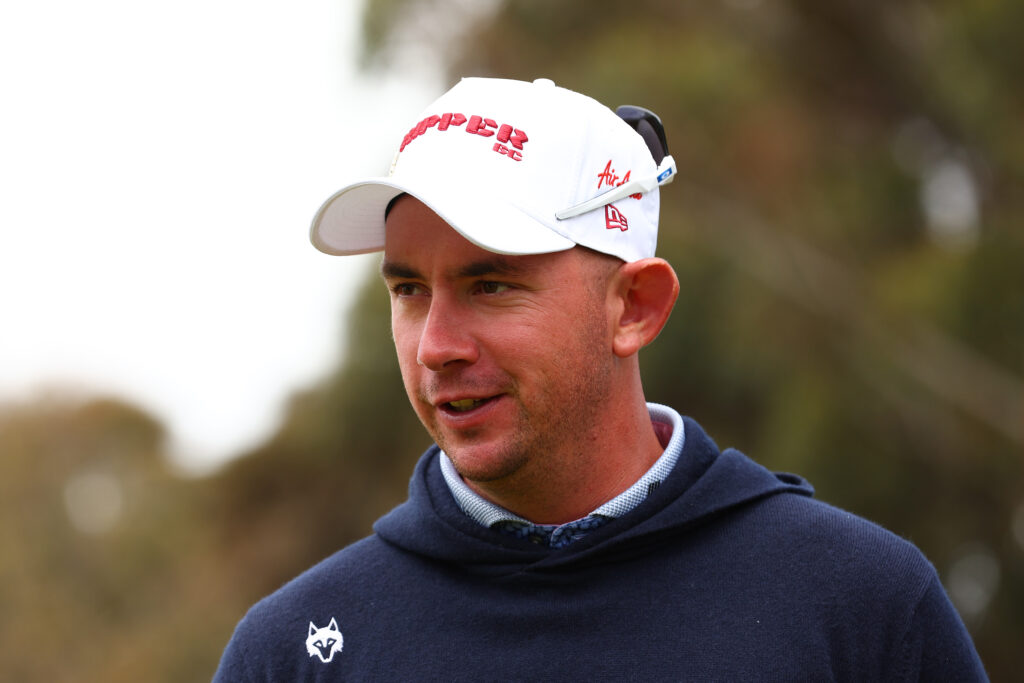 Lucas Herbert prior to the Crown Australian Open 2025 at The Royal Melbourne Golf Club