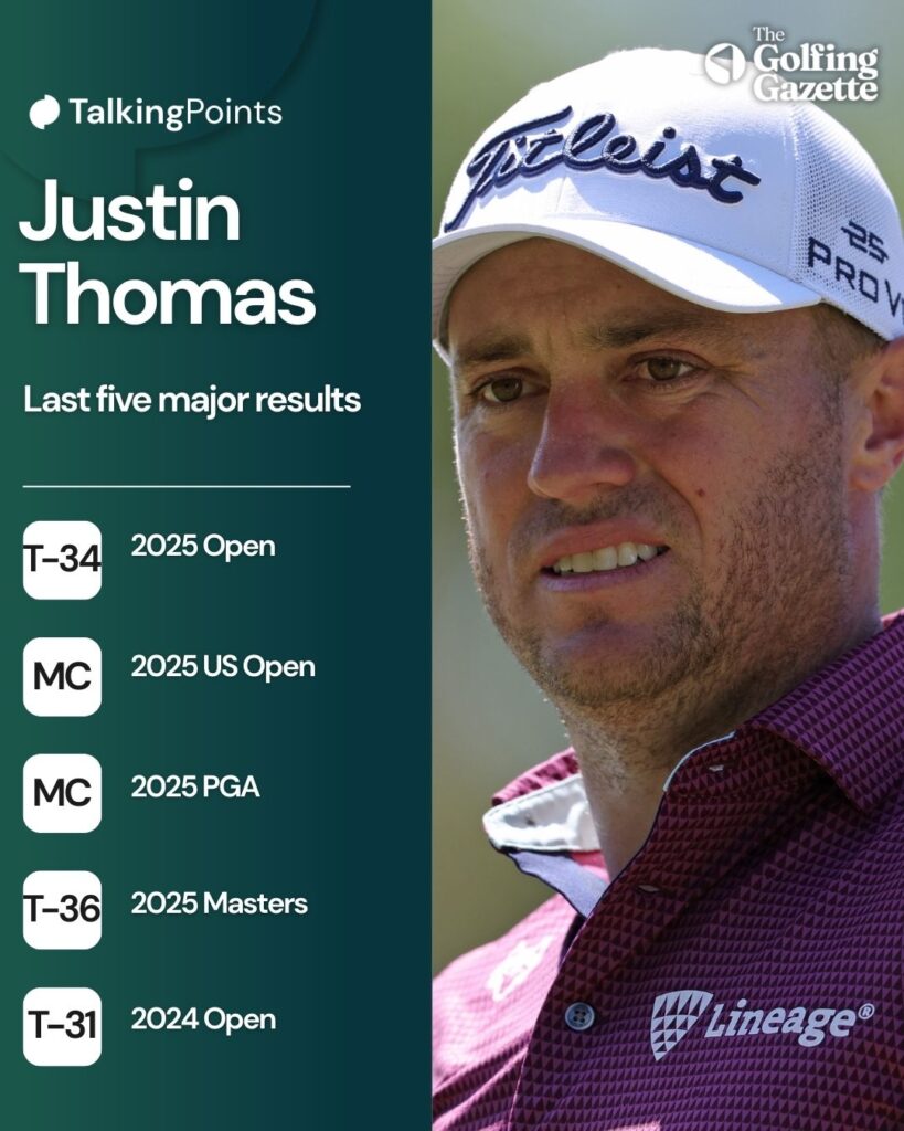 Justin Thomas during the third round of the RBC Heritage 2025 at Harbour Town Golf Links