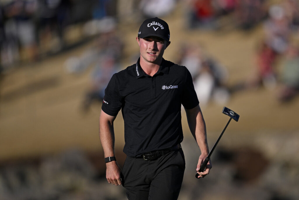 Blades Brown during the final round of The American Express