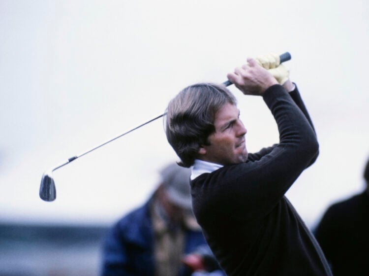Lanny Wadkins at the 1978 Open Championship at St Andrews.