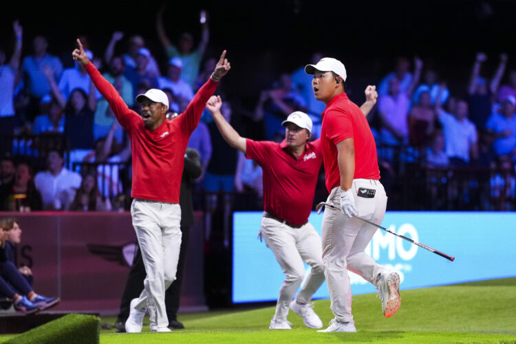 Photo by Rich Storry/TGL/TGL Golf via Getty Images