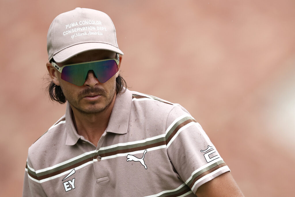 Rickie Fowler during a practice round ahead of the Truist Championship