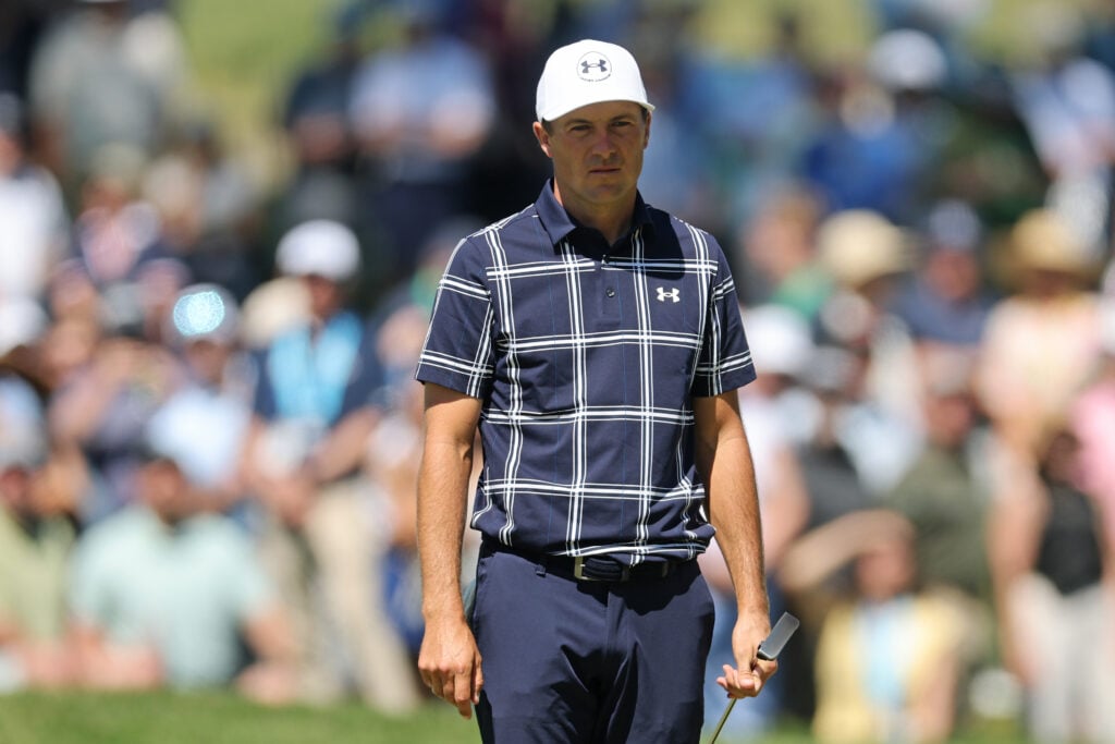 Jordan Spieth during the third round of the PGA Championship