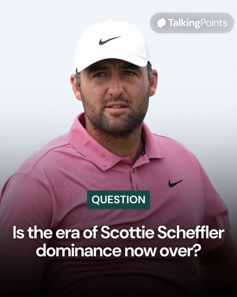 Scottie Scheffler question graphic
