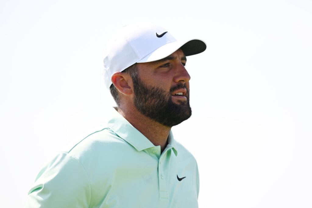Scottie Scheffler during the first round of The Open Championship at Royal Birkdale